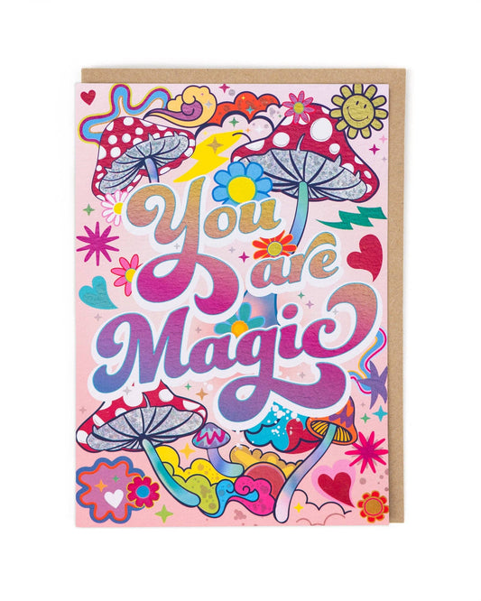 Magic Mushrooms Greeting Card