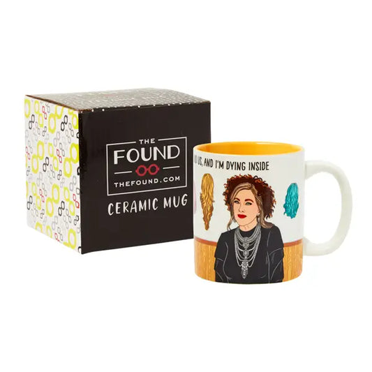 Moira the World Is Falling Apart Coffee Mug