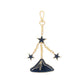 Enamel Bag Charm, Mountains and Stars