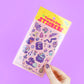 Witch and Sorcery Pastel Goth Kawaii Glitter Sticker Sheet