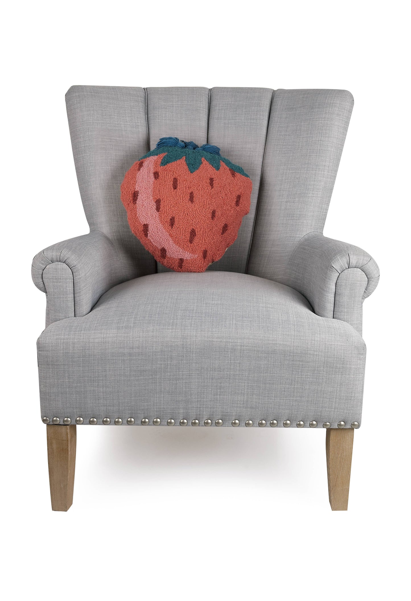 Strawberry w/Tassels Shaped Hook Pillow