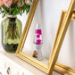 White and Pink Lava Lamp Candle