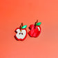 Little Apples Acrylic Earrings