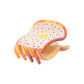 Midi Buttered Toast Hair Claw Clip