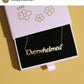 Overwhelmed Nameplate Necklace: Gold