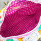 Quilted Weekender Duffle Bag | Lucky Vibes White