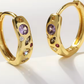 Confetti Galaxy Huggie Hoop Earrings