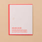Olive Everything About You Letterpress Food Love Card