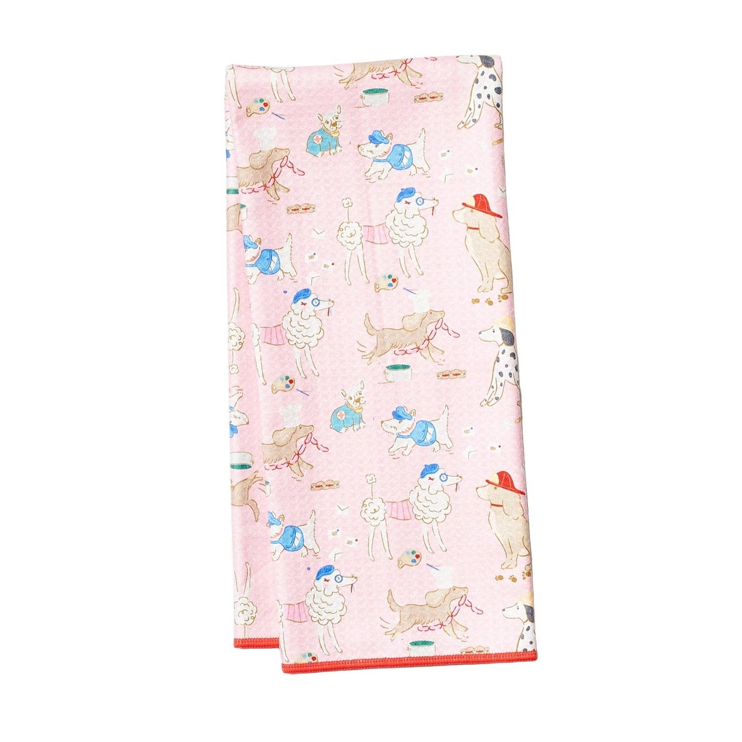 Canine Caper  Rose Anywhere Towel
