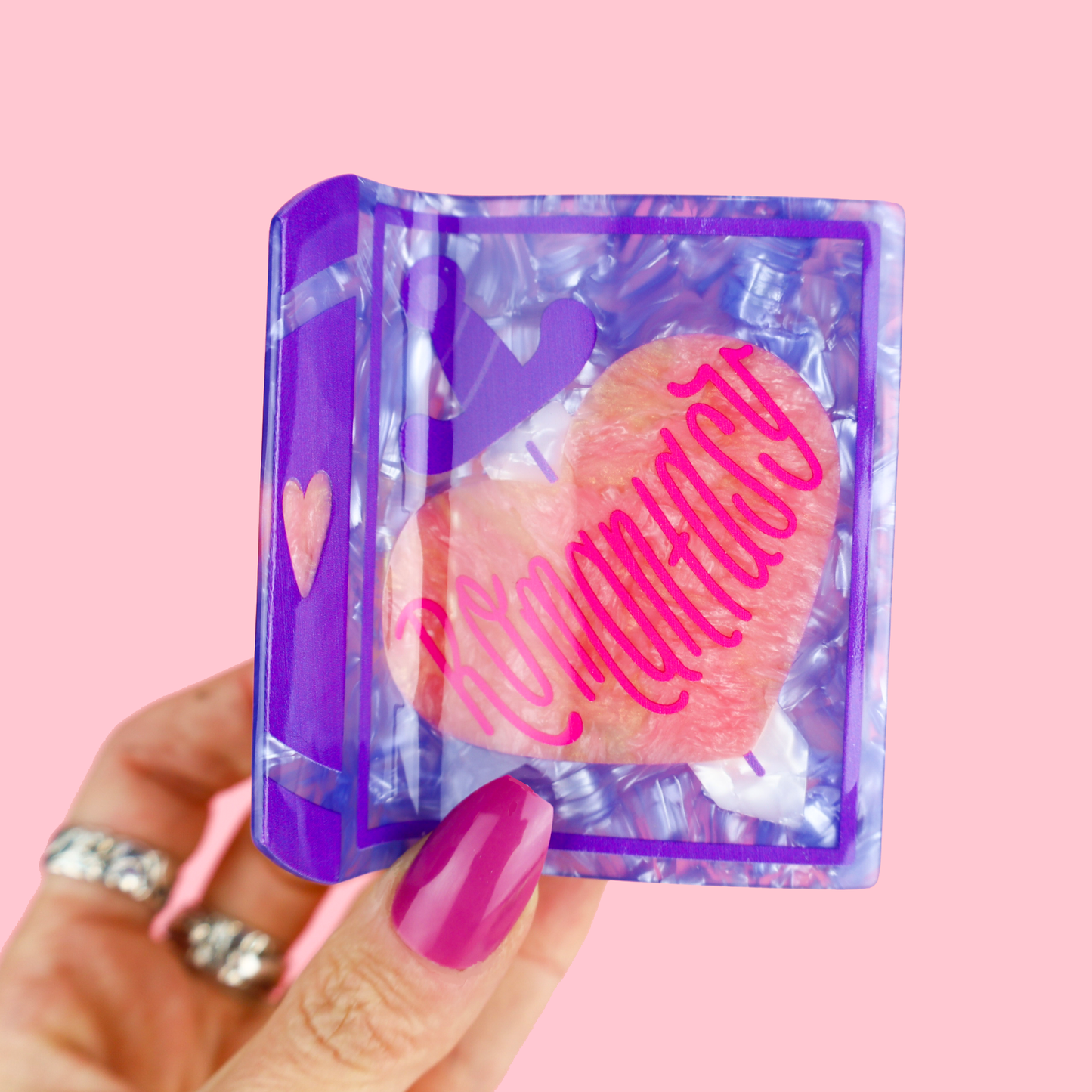 Romantasy Book Hair Claw
