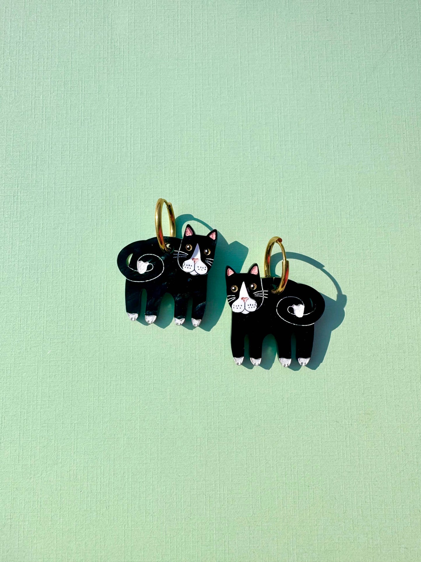 Twiggy the Kitty Earrings