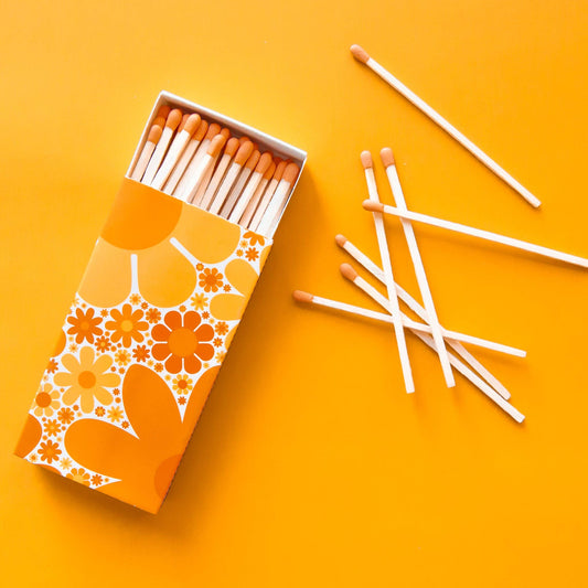 Retro Floral Matchbox