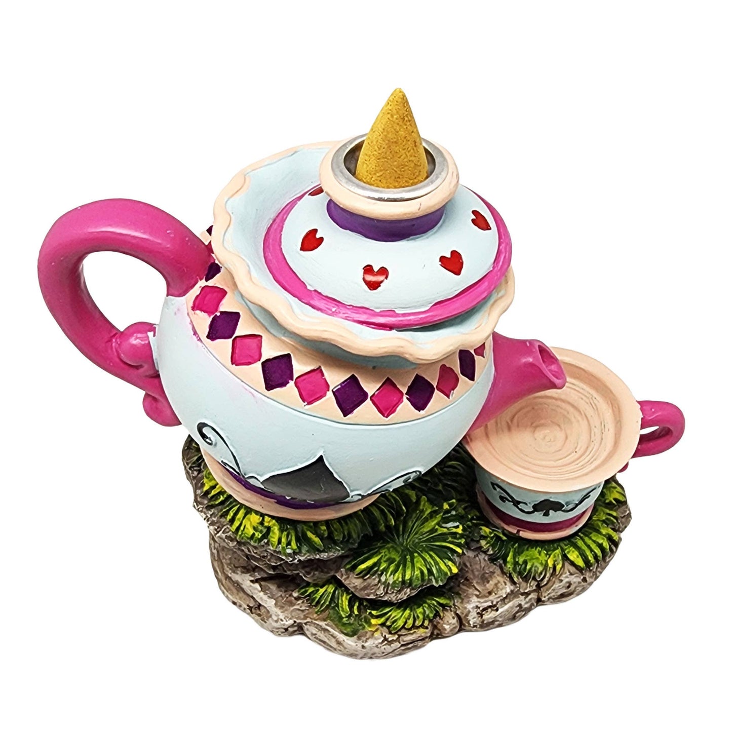 Alice in Wonderland Tea Pot Back Flow Incense Burner