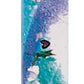 Nostalgic glitter wand with colorful abstract design