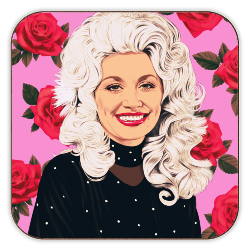 Pink Dolly Coaster