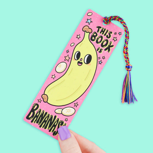 This Book Is Bananas Bookmark with Tassel
