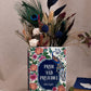 (CASE PACK) Large Book Vase, Pride and Prejudice