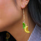 Lemon Lime Earrings - 18K Gold Plated