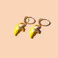 18k Gold Plated Banana Earrings