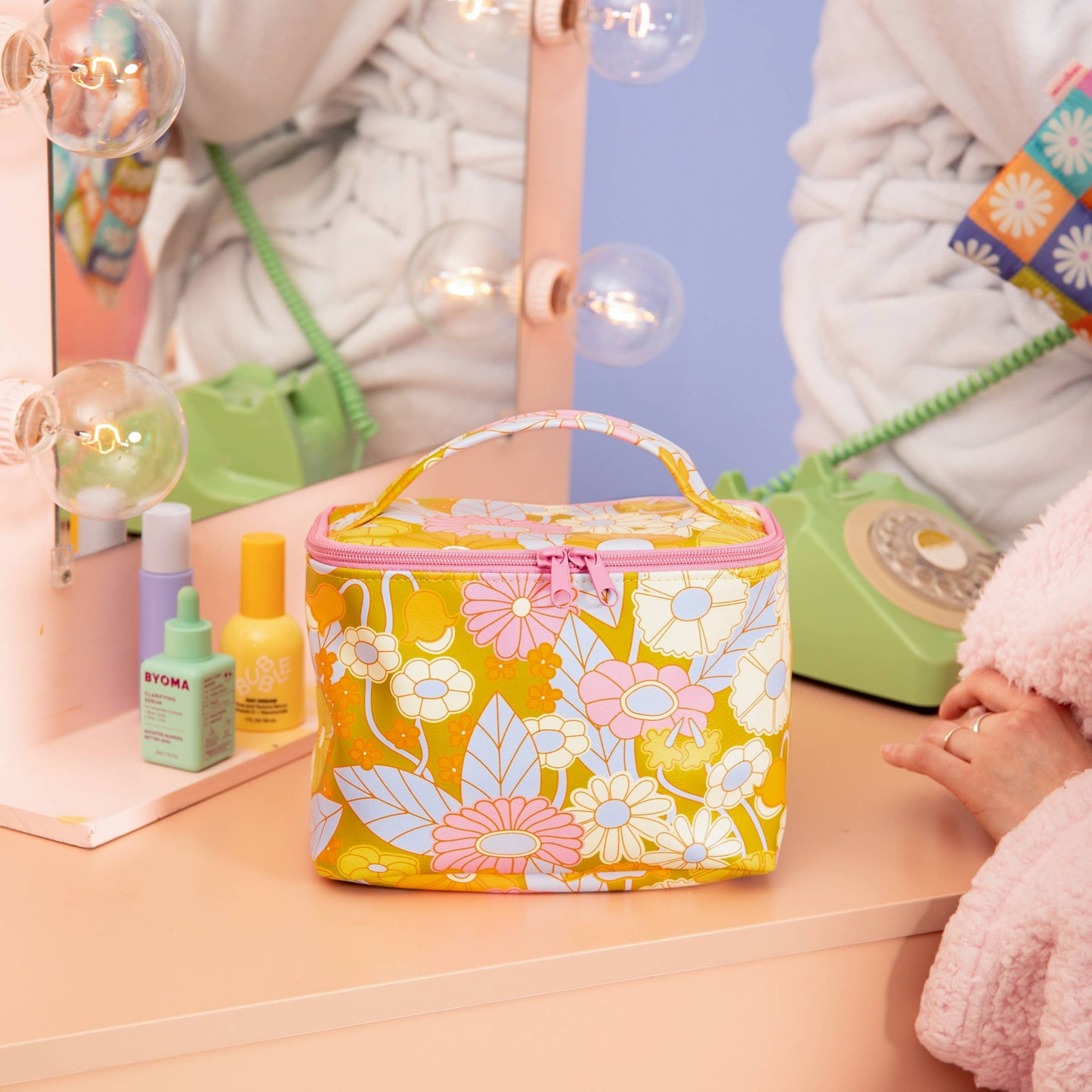 Soulmate Wildflower Cosmetic Bag Gatherin Flower