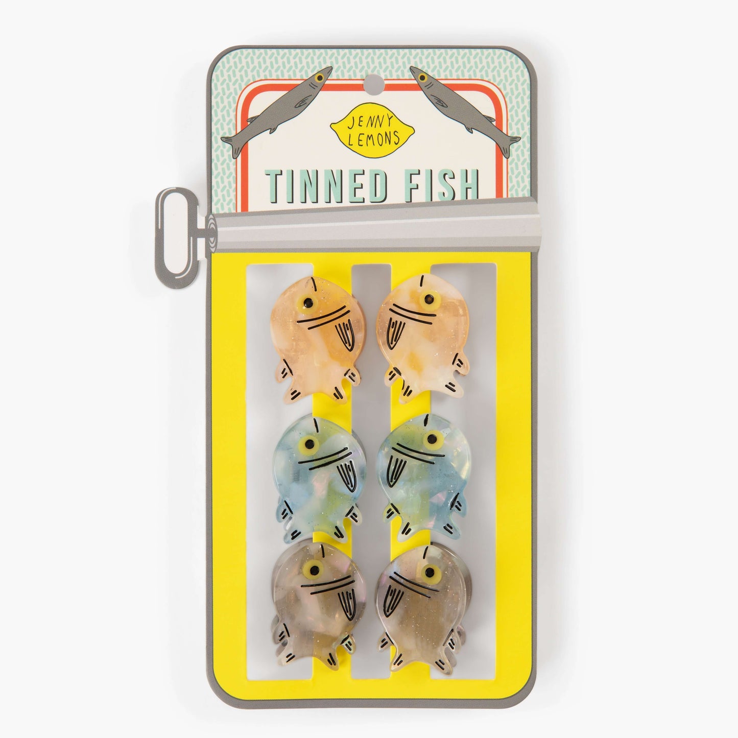 Micro Fish Hair Claw Clip Set