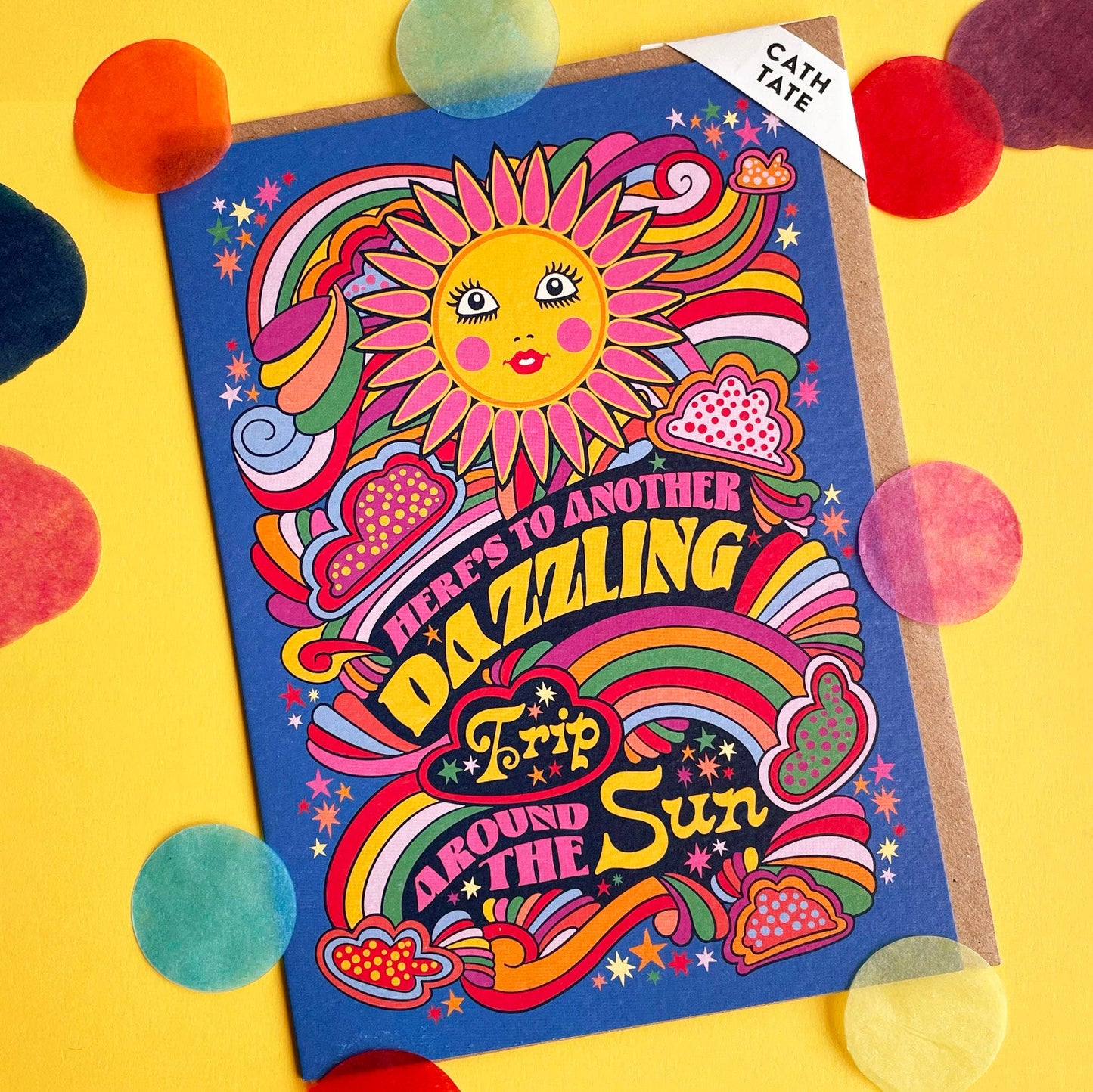 Around The Sun Birthday Card