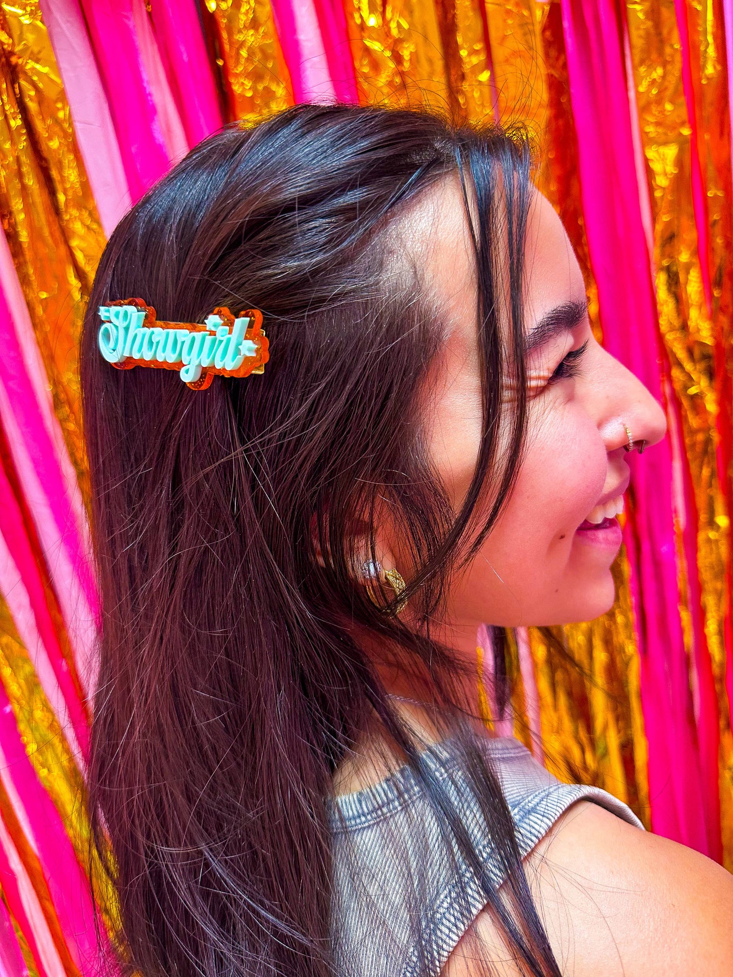 Showgirl - Taylor Swift - Layered Acrylic Barrette