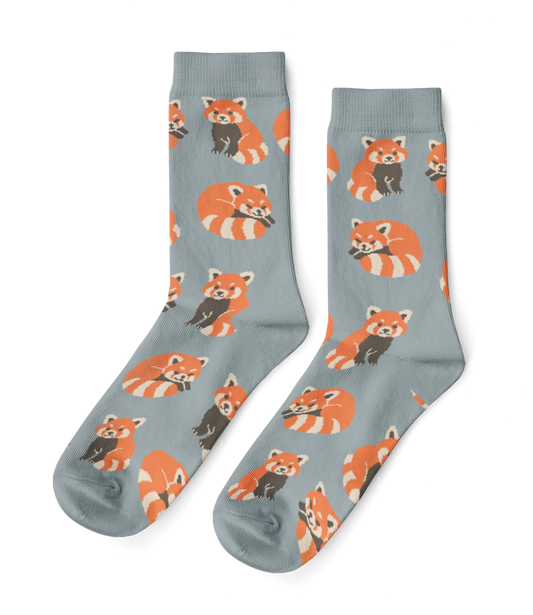 Red Panda - Small Crew Socks