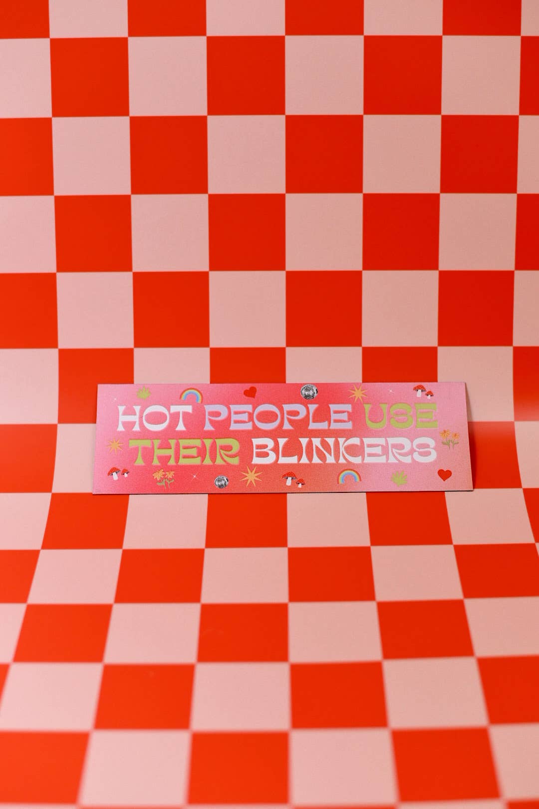 Hot People Use Their Blinkers Bumper Magnet