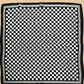 Checker Print Black and White Silk Finish Scarf