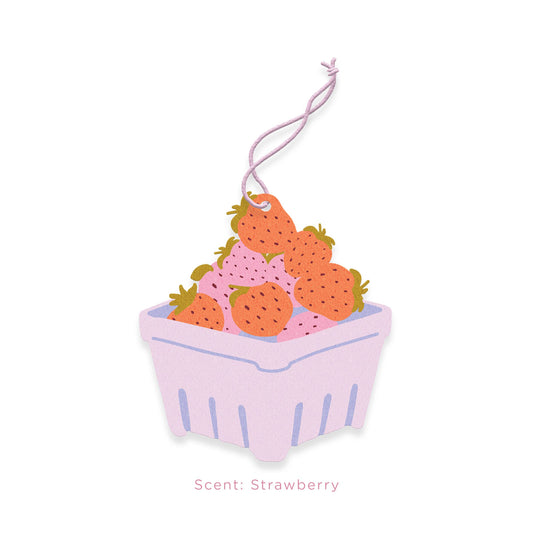 Case of Strawberries Air Freshener