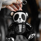 Grumpy Bones Bear Plush Keychain