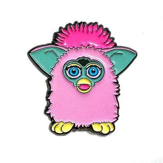 1990s Furby Toy Inspired Enamel Pin
