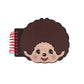 Monchhichi spiral notebook on a white background