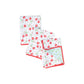 Cherry Reversible Might Mini Towel Set of 3