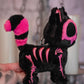 Bubblegum Skelekitty Plush Keychain