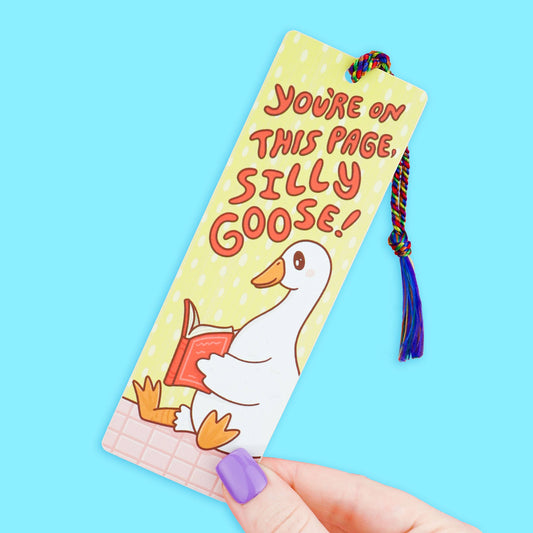 Silly Goose, Reads Bookmark