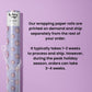 Pasta Shapes Wrapping Paper Roll