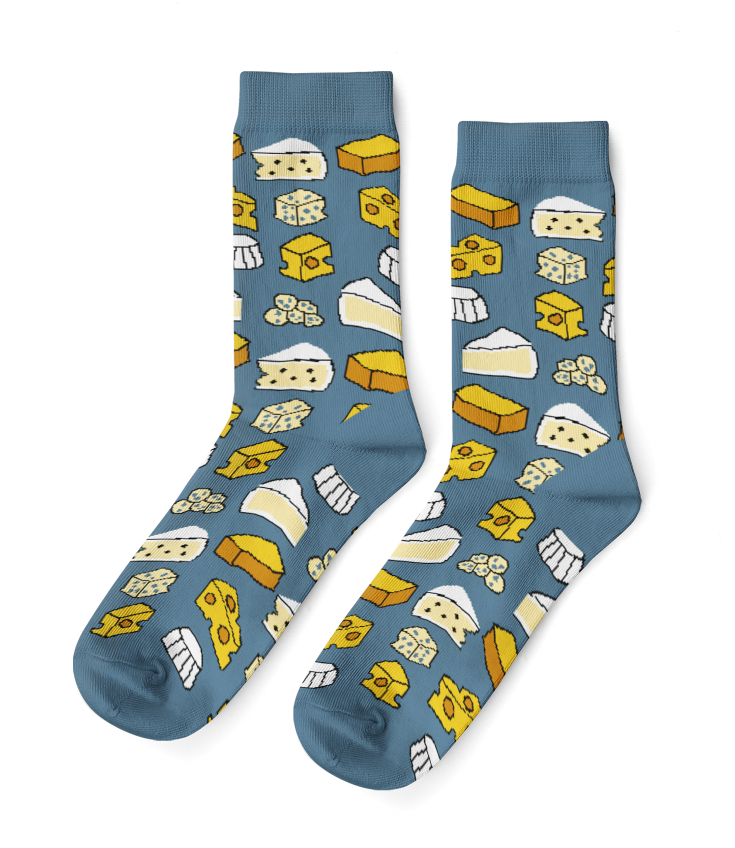 Cheese Small Crew Socks