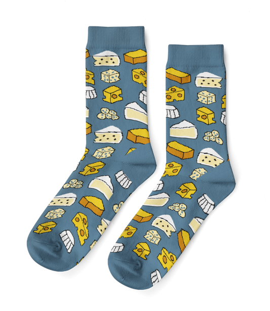 Cheese Small Crew Socks