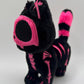 Bubblegum Skelekitty Plush Keychain