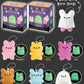 Glow-in-the-Dark Ghost Plush Keychain Blind Box
