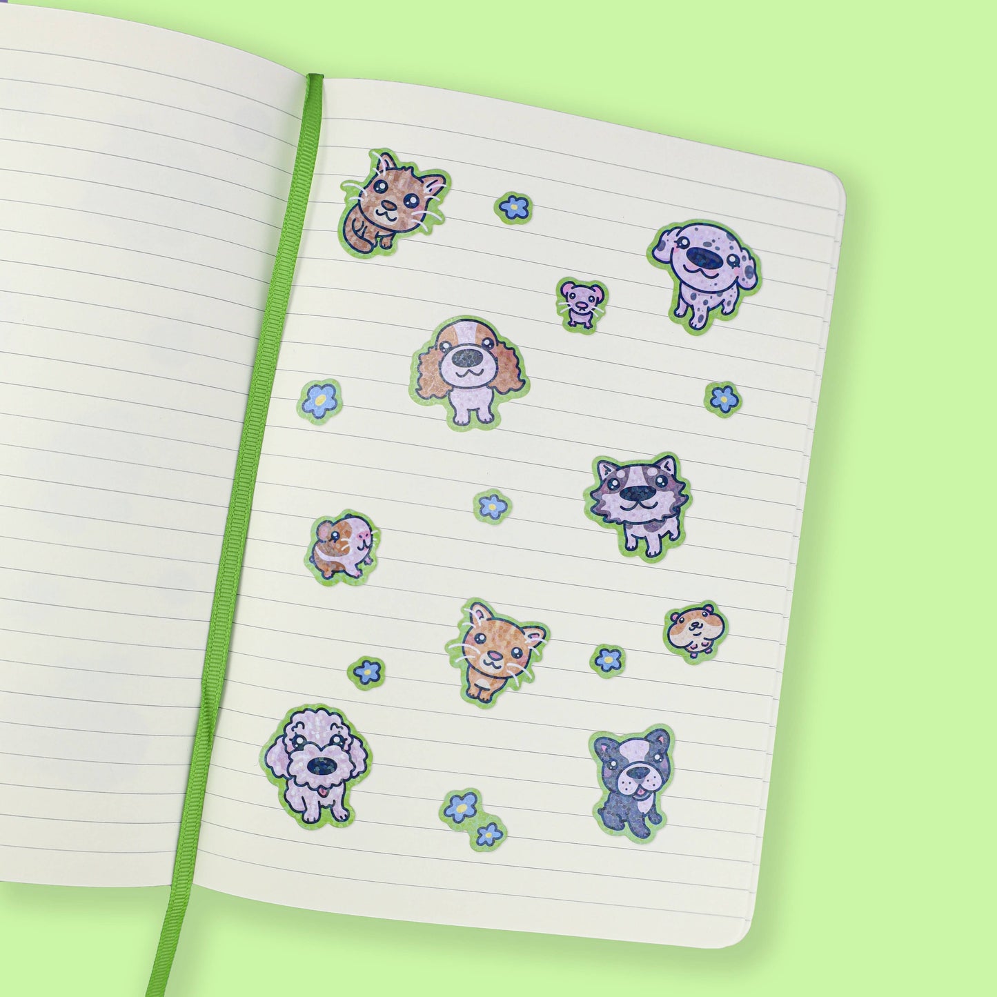 Big Head Animals Sticker Sheets