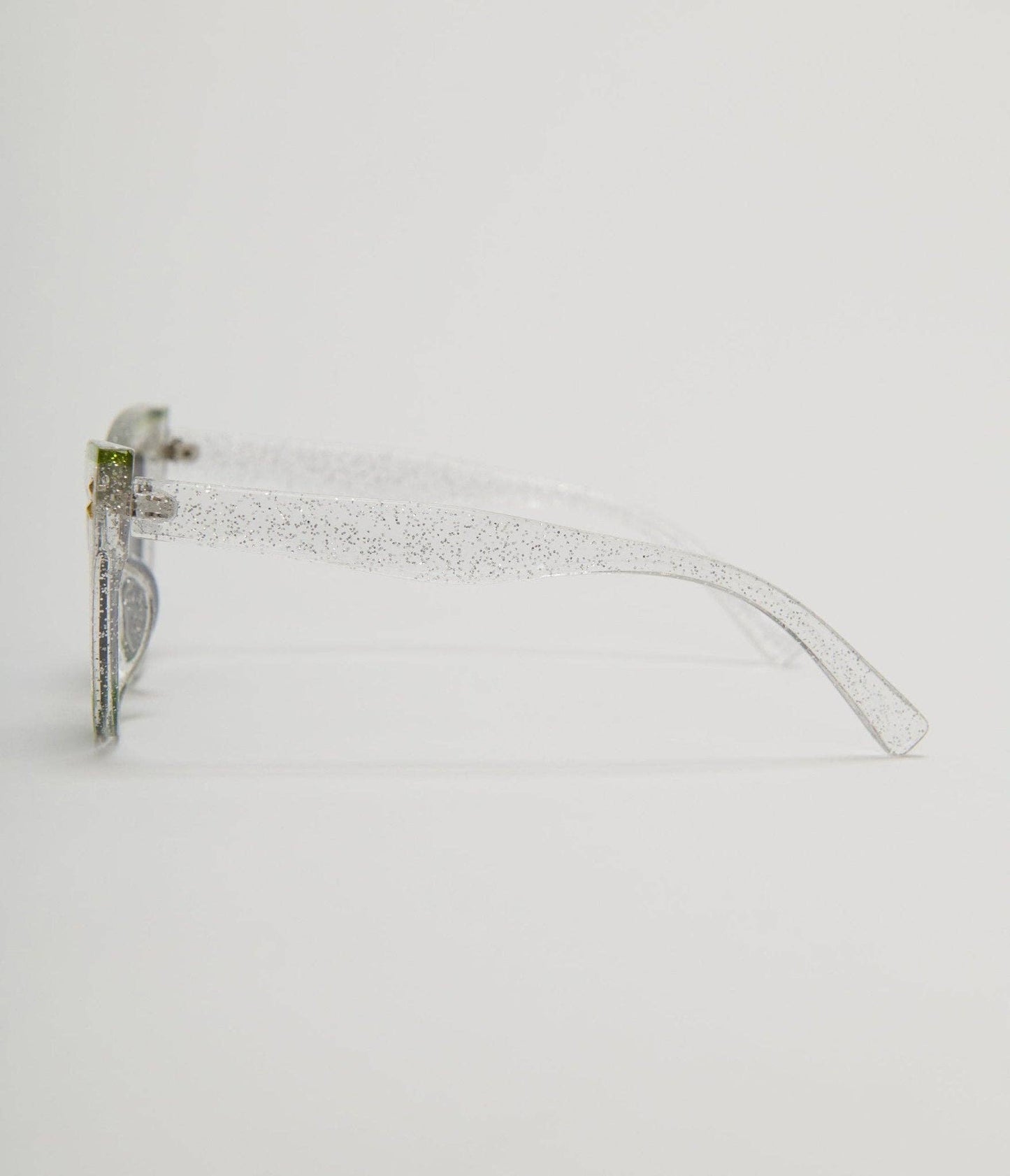 Green Transparent Cat Eye Sunglasses