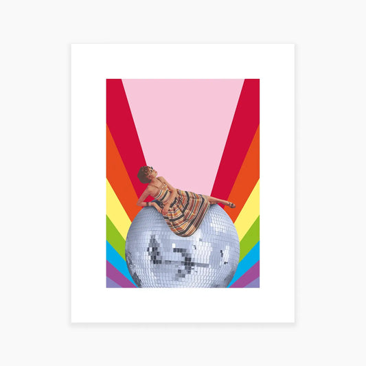 Disco Lounging Art Print