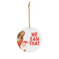 Santa Jesus Christmas Ornament Funny Holiday Ornaments Gifts