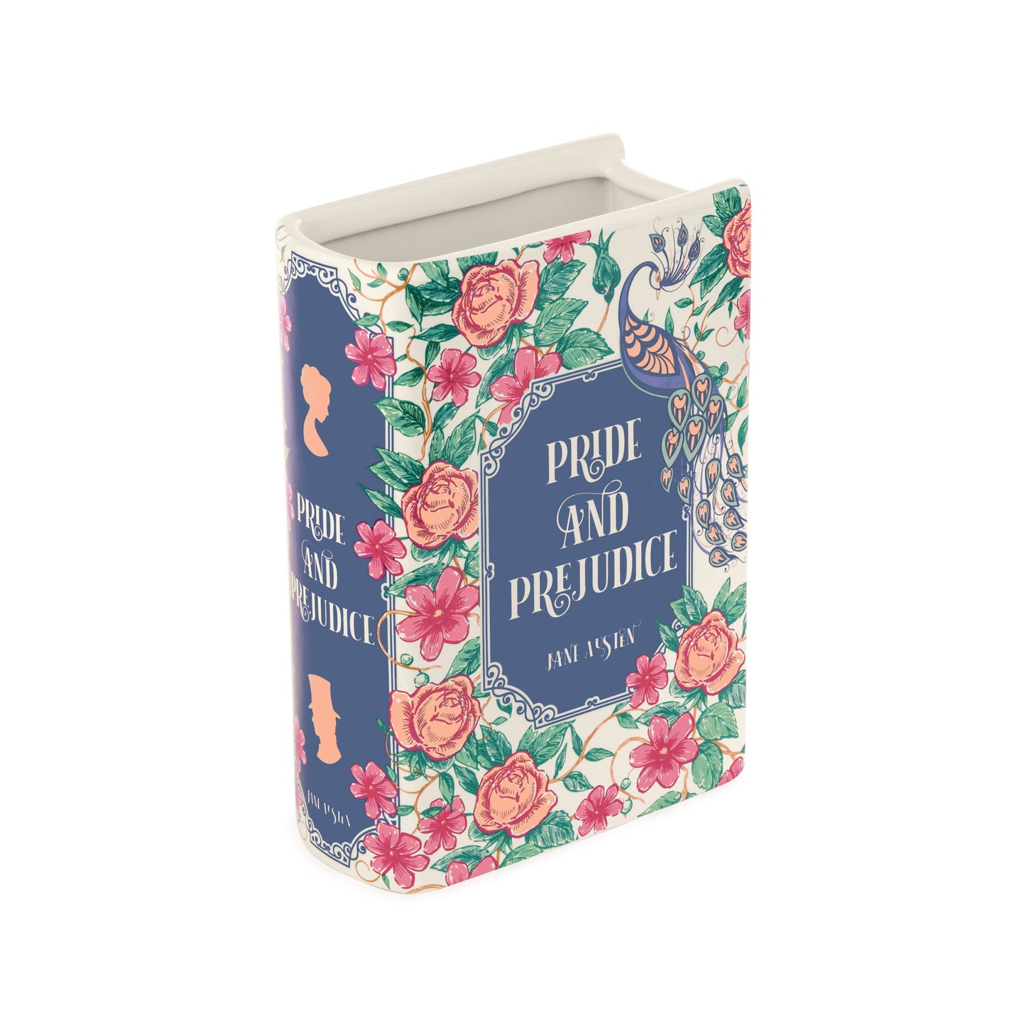 (CASE PACK) Large Book Vase, Pride and Prejudice
