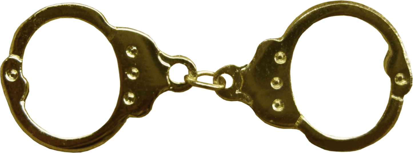 Enamel Pin - Handcuffs - They Swing!