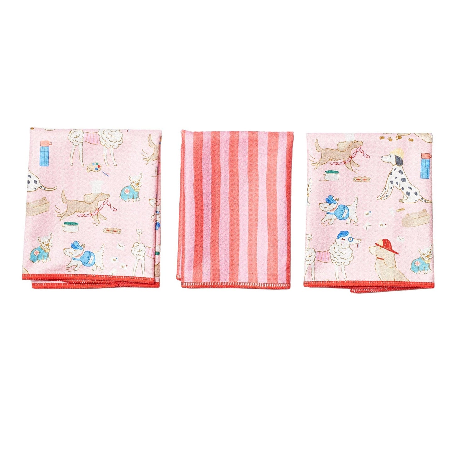 Rose Canine Caper Mighty Mini Towel (Set of 3)