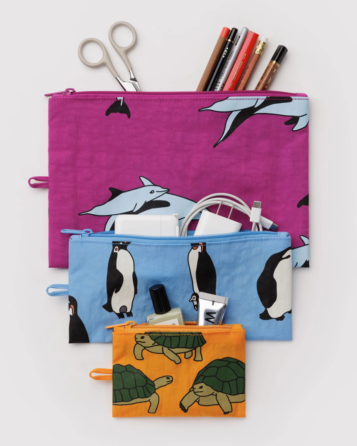 BAGGU Flat Pouch Set